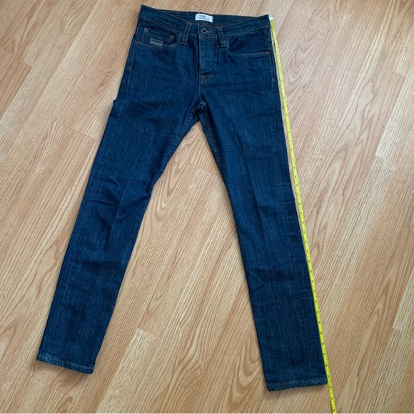 VOI Men's Skinny Jeans European Dark Blue Wash Size 30R - Picture 7 of 10